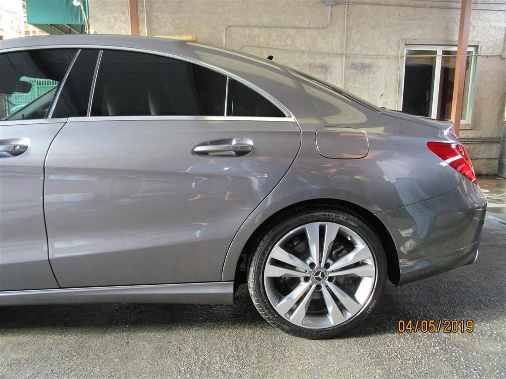 After: Mercedes-Benz CLA – Side Collision